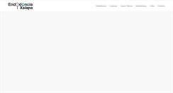 Desktop Screenshot of endodonciaxalapa.com